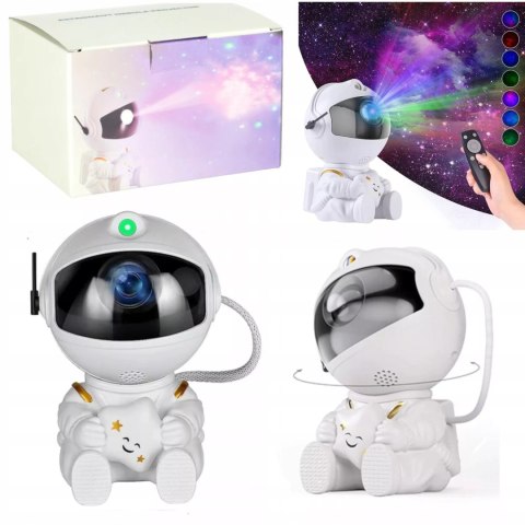 LAMPKA LED PROJEKTOR RZUTNIK GWIAZD NIEBA ASTRONAUTA DLA DZIECI PILOT A2778 LAMPKA LED PROJEKTOR RZUTNIK GWIAZD NIEBA ASTRONAUTA DLA DZIECI PILOT A2778