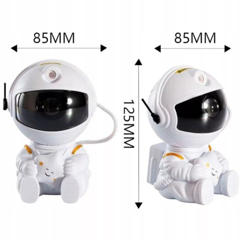 LAMPKA LED PROJEKTOR RZUTNIK GWIAZD NIEBA ASTRONAUTA DLA DZIECI PILOT A2778 LAMPKA LED PROJEKTOR RZUTNIK GWIAZD NIEBA ASTRONAUTA DLA DZIECI PILOT A2778