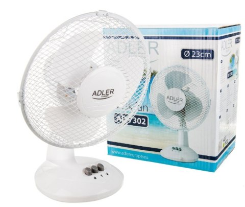 Wentylator wiatrak biurkowy Adler AD 7302 23cm 56Db 45W