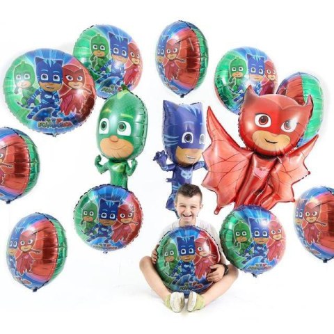Balon Foliowy - PJ MASKS Pidżamersi Connor Kotboy niebieski Balon Foliowy - PJ MASKS Pidżamersi Connor Kotboy niebieski