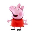 Balon Foliowy - Świnka Peppa 36 cm Grabo na patyk