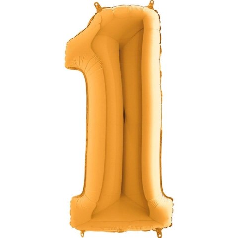 Balon foliowy Cyfra 1 Złota - 102 cm Grabo Balon foliowy Cyfra 1 Złota - 102 cm Grabo