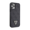 Guess Crossbody 4G Metal Logo - Etui iPhone 12 / iPhone 12 Pro (czarny)