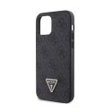 Guess Crossbody 4G Metal Logo - Etui iPhone 12 / iPhone 12 Pro (czarny)