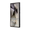 Karl Lagerfeld Fixed Glitter Ikonik Logo Metal Pin - Etui Samsung Galaxy S24 Ultra (srebrny)
