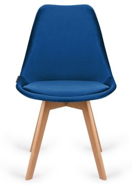 Krzesło skandynawskie MONZA GRANDE BLUE VELVET II GATUNEK
