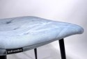 Krzesło tapicerowane BORGO VELVET LIGHT BLUE II GATUNEK
