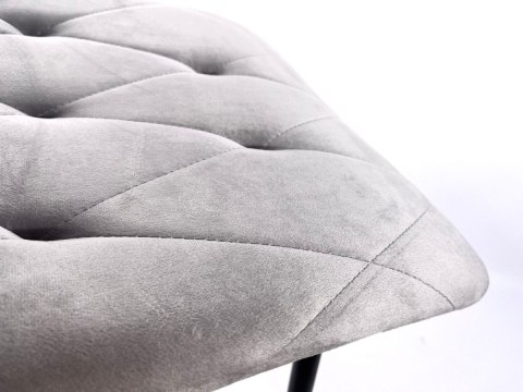 Krzesło tapicerowane BORGO VELVET LIGHT GREY II GATUNEK Krzesło tapicerowane BORGO VELVET LIGHT GREY II GATUNEK