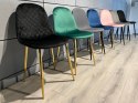 Krzesło tapicerowane CARO VELVET BLACK II GATUNEK