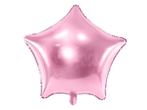 Balon foliowy Gwiazdka jasny różowy, 48cm