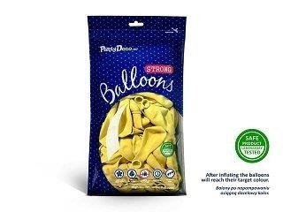 Balony lateksowe Strong, Żółte, Pastel Lemon Zest, 30cm, 10 szt. Balony lateksowe Strong, Żółte, Pastel Lemon Zest, 30cm, 10 szt.
