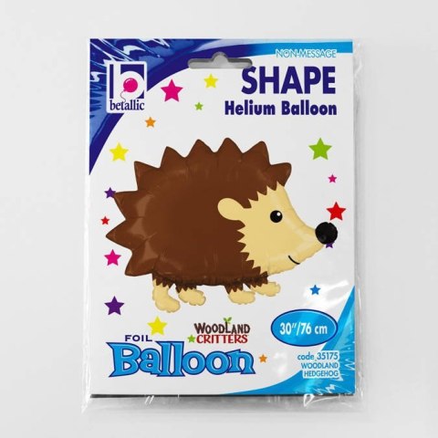 Balon Foliowy Hedgehog Jeż brązowy 76cm Balon Foliowy Hedgehog Jeż brązowy 76cm