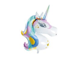Balon foliowy, pastelowy Jednorożec Unicorn, 73x90cm