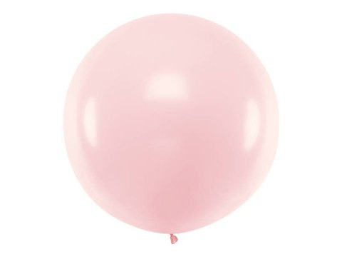 Balon lateksowy Gigant, Różowy, Pastel Pale Pink, 1m, 1szt.