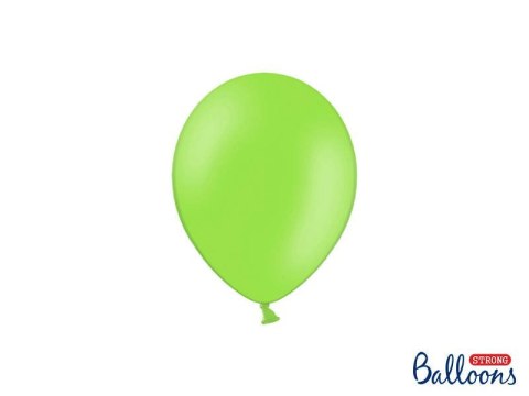 Balony lateksowe Strong, Jasno Zielone, Pastel Bright Green, 30cm, 10 szt Balony lateksowe Strong, Jasno Zielone, Pastel Bright Green, 30cm, 10 szt