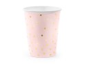 Kubeczki Kropki, jasny róż, 260ml