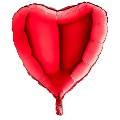 Balon Foliowy - Czerwone Serce 56cm, Grabo Balon Foliowy - Czerwone Serce 56cm, Grabo