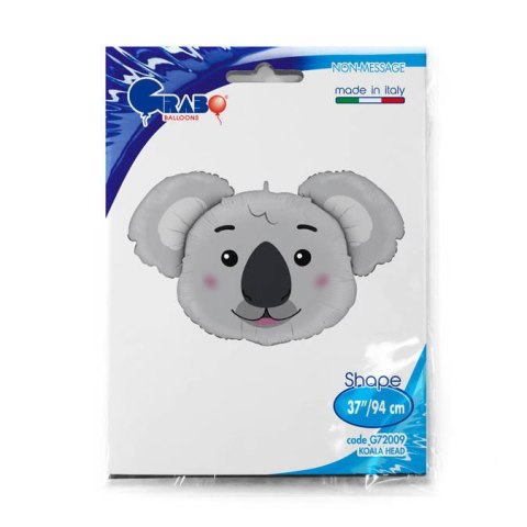 Balon Foliowy Głowa Koala, 94 cm Balon Foliowy Głowa Koala, 94 cm