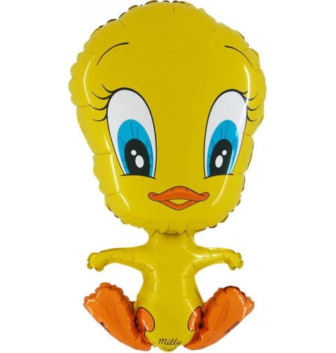 Balon foliowy Kaczka Twitty żółta 75cm Balon foliowy Kaczka Twitty żółta 75cm