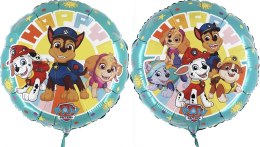 Balon foliowy Psi Patrol okrągły 46 cm
