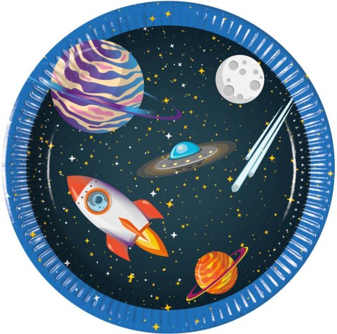 Talerzyki Kosmos rakieta, 20 cm, 8 szt. Talerzyki Kosmos rakieta, 20 cm, 8 szt.