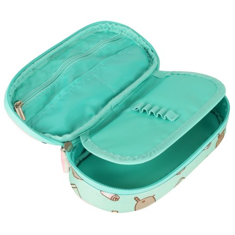 Piórnik szkolny usztywniany saszetka z klapką Pusheen Mint Piórnik szkolny usztywniany saszetka z klapką Pusheen Mint