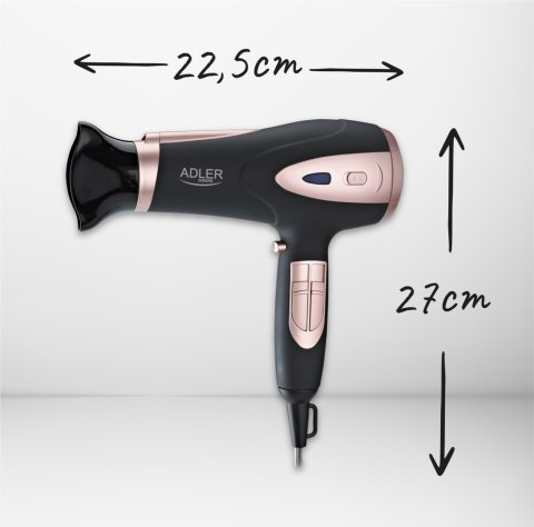 Suszarka do włosów Adler AD 2248b z jonizacją + dyfuzor 2200 W ION