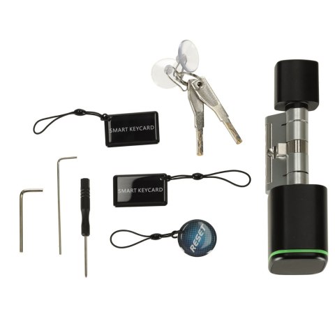 Zamek elektroniczny SMART wkładka inteligentna do drzwi na kod odcisk palca bluetooth Zamek elektroniczny SMART wkładka inteligentna do drzwi na kod odcisk palca bluetooth