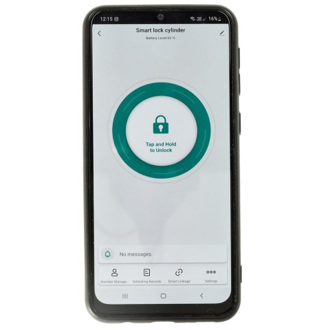Zamek elektroniczny SMART wkładka inteligentna do drzwi na kod odcisk palca bluetooth Zamek elektroniczny SMART wkładka inteligentna do drzwi na kod odcisk palca bluetooth
