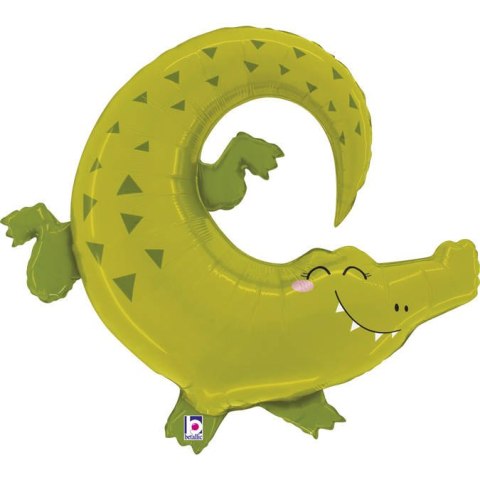Balon Foliowy Aligator, dżungla Safari 86cm Balon Foliowy Aligator, dżungla Safari 86cm