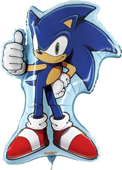 Balon foliowy Sonic 77cm Balon foliowy Sonic 77cm