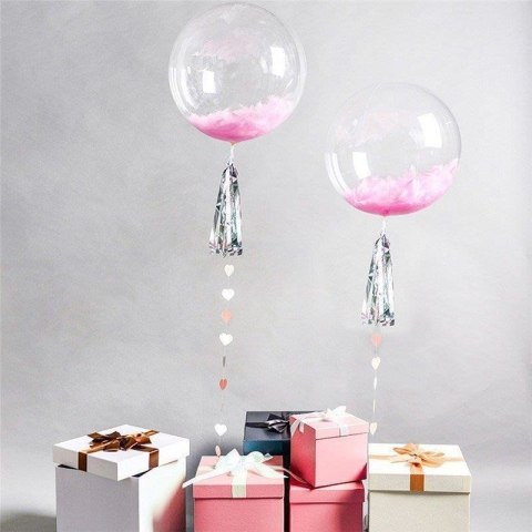 Balon przezroczysty, okrągły kryształowy bobo, 36 cali Balon przezroczysty, okrągły kryształowy bobo, 36 cali