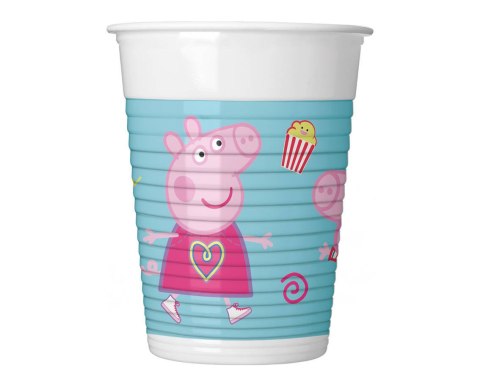 Kubeczki plastikowe Świnka Peppa, 200 ml, 8 szt. Kubeczki plastikowe Świnka Peppa, 200 ml, 8 szt.