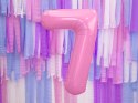 Balon foliowy Cyfra 7, 86cm, różowy