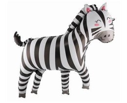 Balon foliowy Zebra, 80 x 78 cm,
