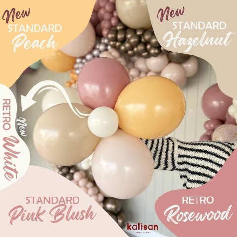 Balony lateksowe Kalisan Pink Blush, różowy 60 cm, 2 szt. Balony lateksowe Kalisan Pink Blush, różowy 60 cm, 2 szt.