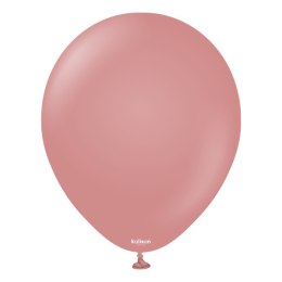 Balony lateksowe Kalisan Retro Rosewood, Brudny róż, 30cm, 100szt.