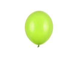 Balony lateksowe Strong, Limonkowe, Pastel Lime Green, 12cm, 100 szt.