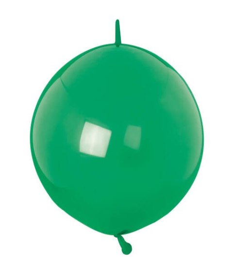 Balony lateksowe Zielone z łącznikiem, Crystal E-Link Festive Green, 15cm, 100 szt. Balony lateksowe Zielone z łącznikiem, Crystal E-Link Festive Green, 15cm, 100 szt.