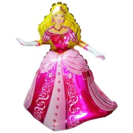Balon Foliowy Księżniczka różowa- 72 cm, Grabo