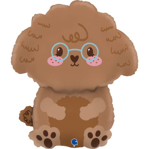 Balon Foliowy - Pies, Pudel, 46x53 cm Balon Foliowy - Pies, Pudel, 46x53 cm