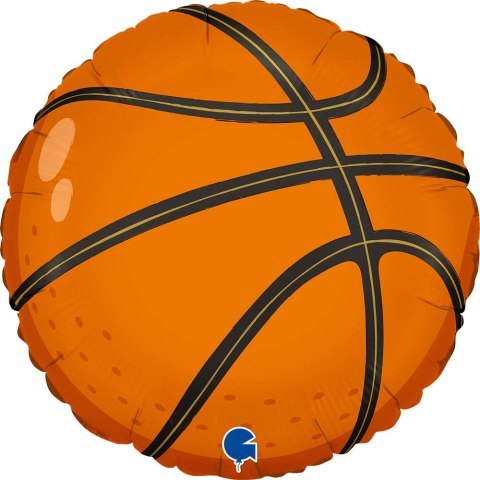 Balon Foliowy Piłka Do Koszykówki - 46 cm Balon Foliowy Piłka Do Koszykówki - 46 cm