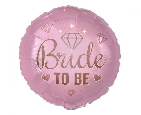 Balon foliowy Bride to be, rose gold 45 cm Balon foliowy Bride to be, rose gold 45 cm