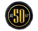 Balon foliowy na 50 urodziny - Już 50-ka?, 46cm