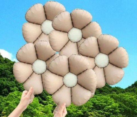 Balon foliowy stokrotka, kwiatek brązowy, 47,5 x 59,5cm Balon foliowy stokrotka, kwiatek brązowy, 47,5 x 59,5cm