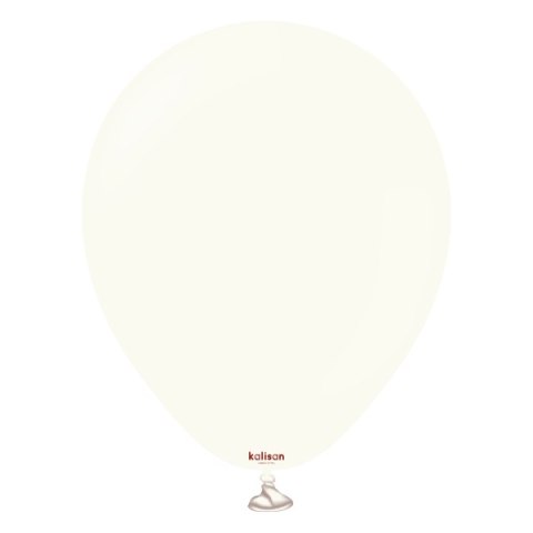 Balony lateksowe Kalisan Retro White, biały, 30 cm, 500 szt.