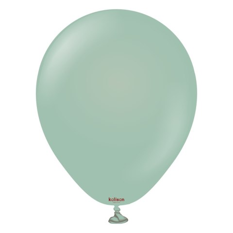 Balony lateksowe Retro Winter Green, zielony 45cm, 1 szt.
