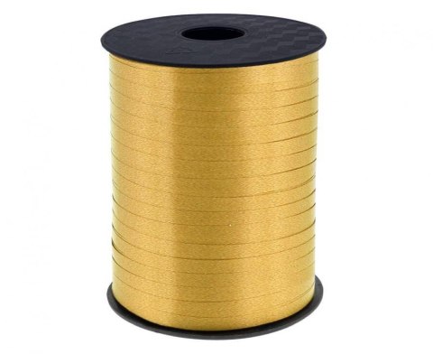 Wstążka plastikowa, złota, 5mm/458m Wstążka plastikowa, złota, 5mm/458m