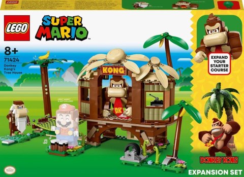 LEGO Super Mario Domek na Drzewie Donkey Konga Zestaw Rozszerzający 71424 LEGO Super Mario Domek na Drzewie Donkey Konga Zestaw Rozszerzający 71424