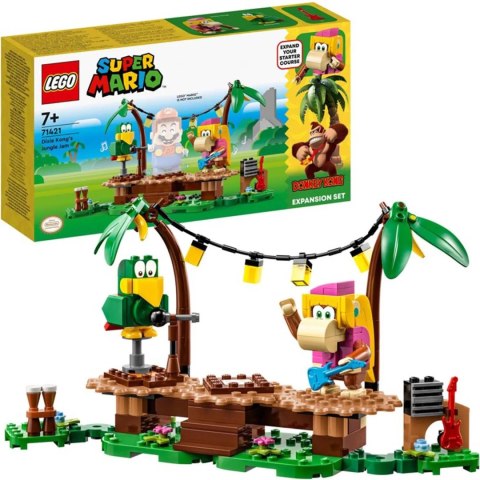 LEGO Super Mario Dżunglowy Koncert Dixie Kong Zestaw Rozszerzający 71421 LEGO Super Mario Dżunglowy Koncert Dixie Kong Zestaw Rozszerzający 71421